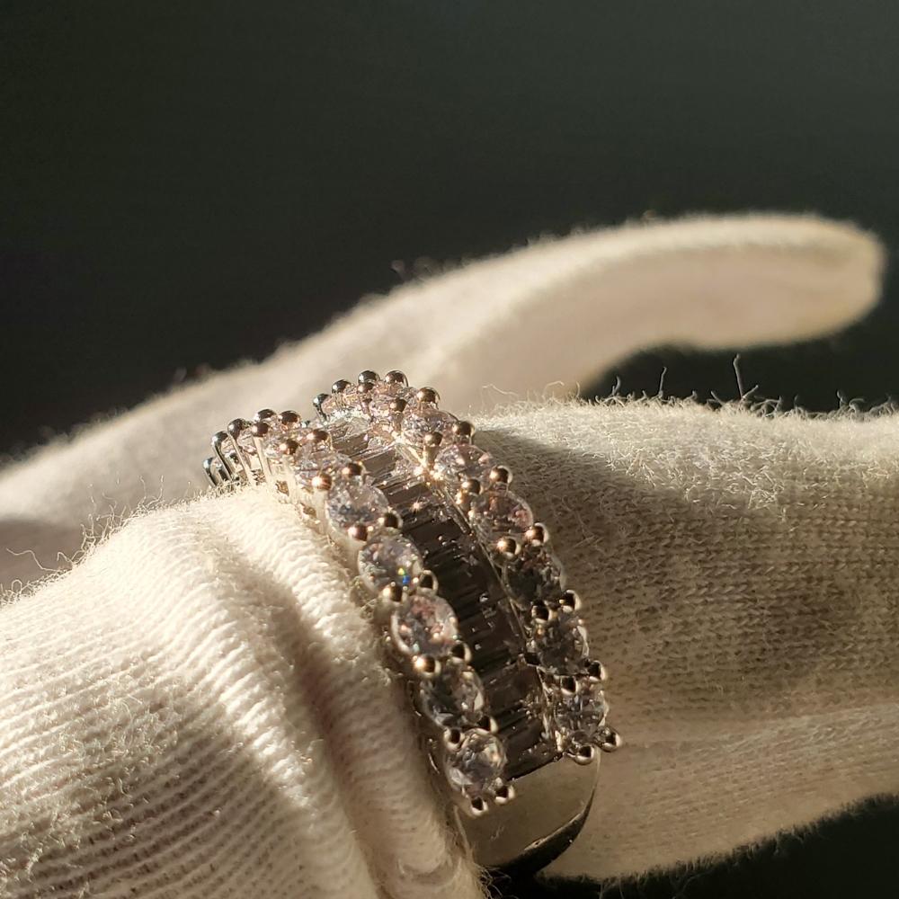 Two Beautiful Cocktail Rings size 8 - Picture 7 of 12